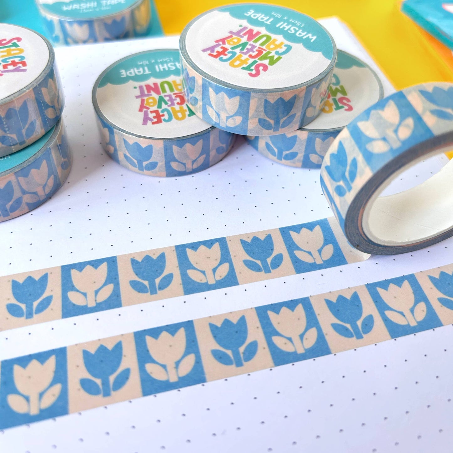 Blue Tulip Washi Tape
