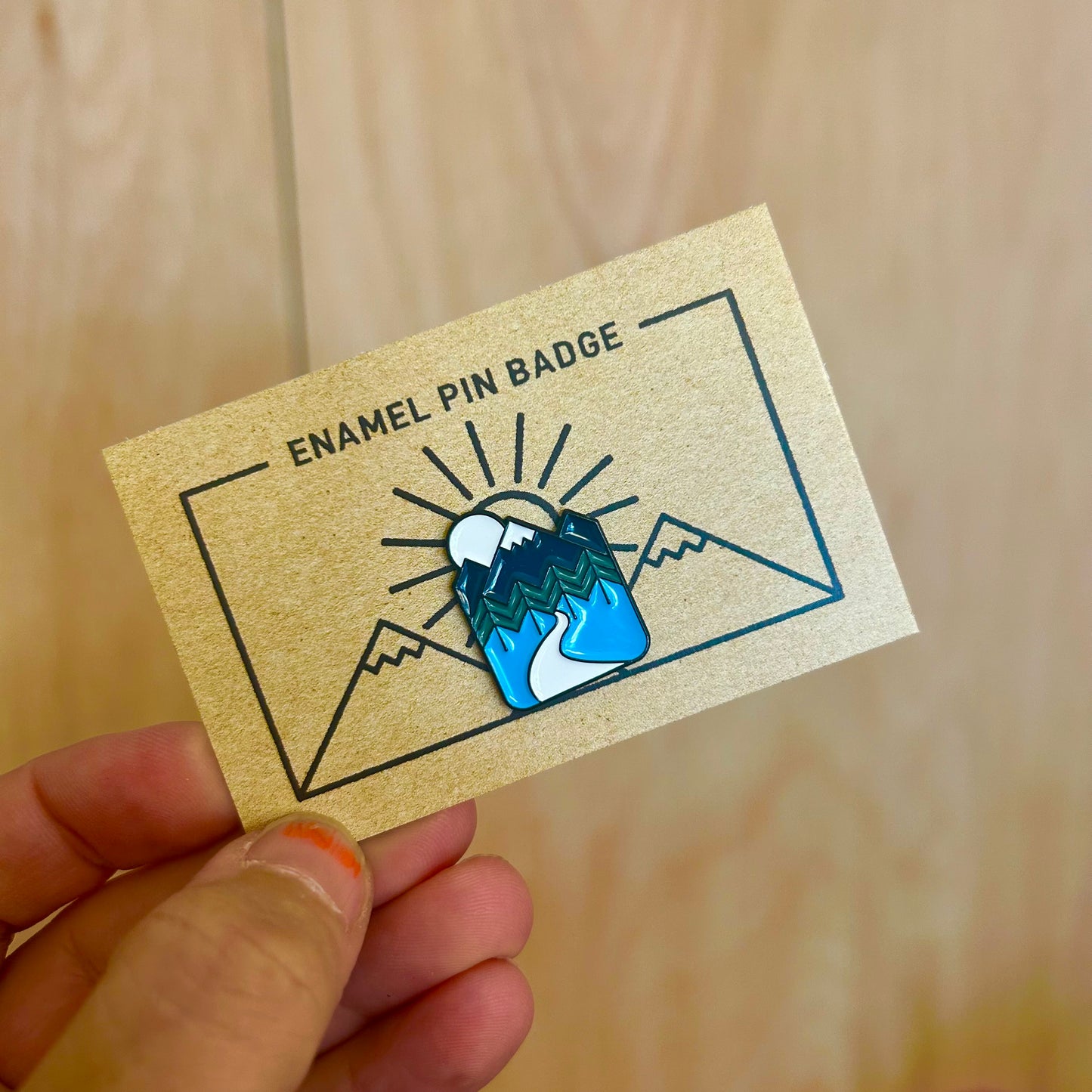 Great outdoors Pin Badge