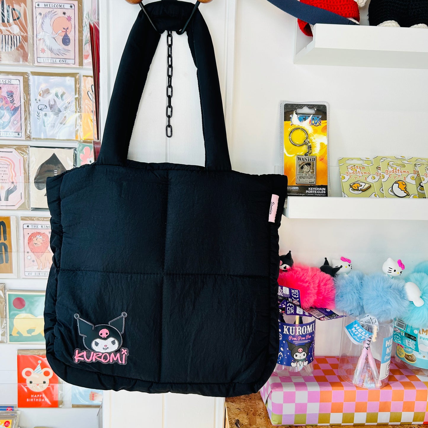 Kuromi Puff Bag