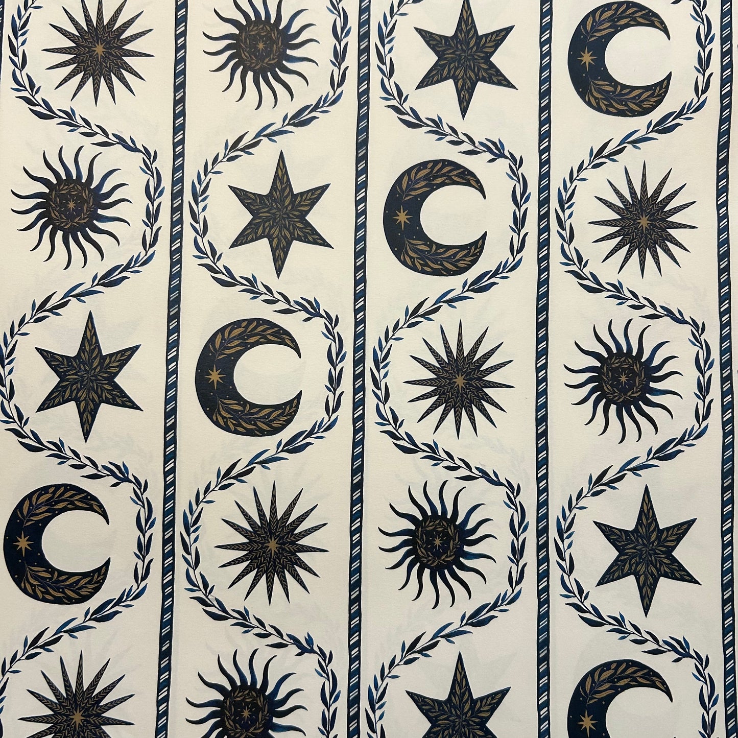 Celestial botanical luxury gift wrap