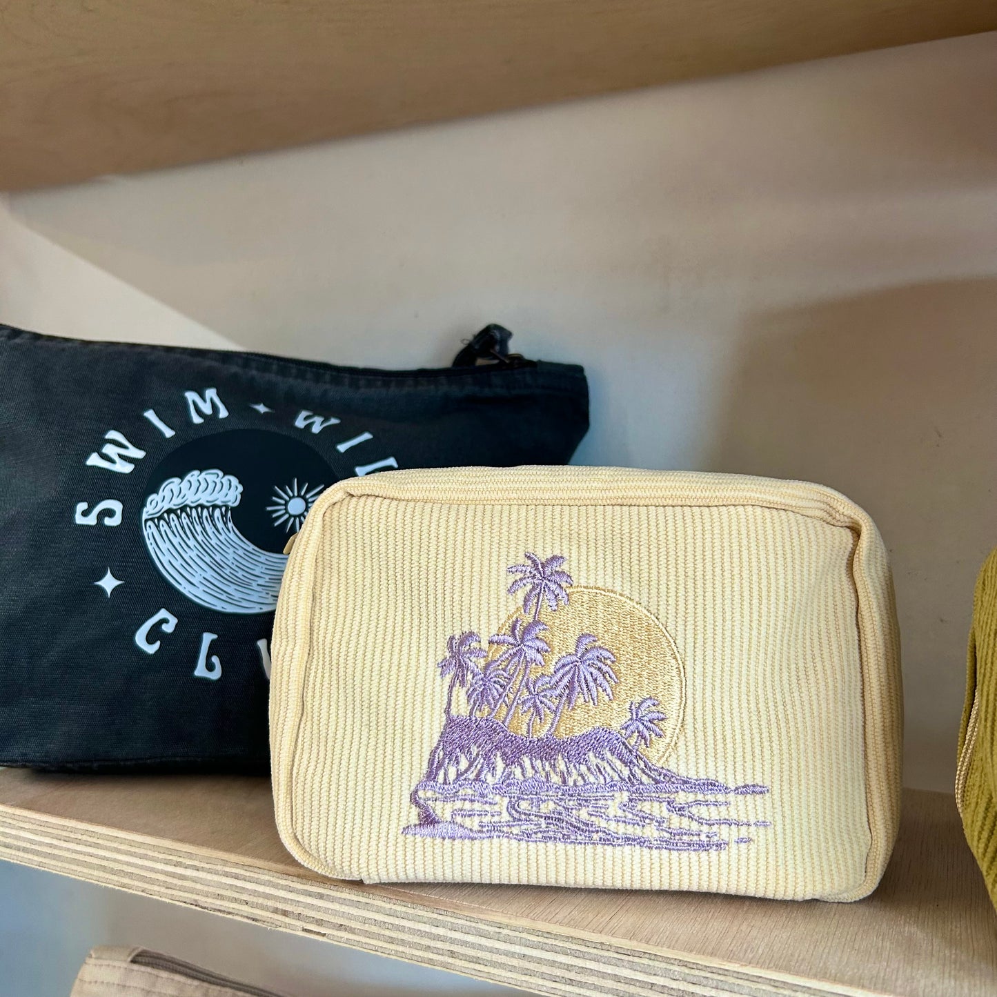 Island Corduroy Makeup Bag
