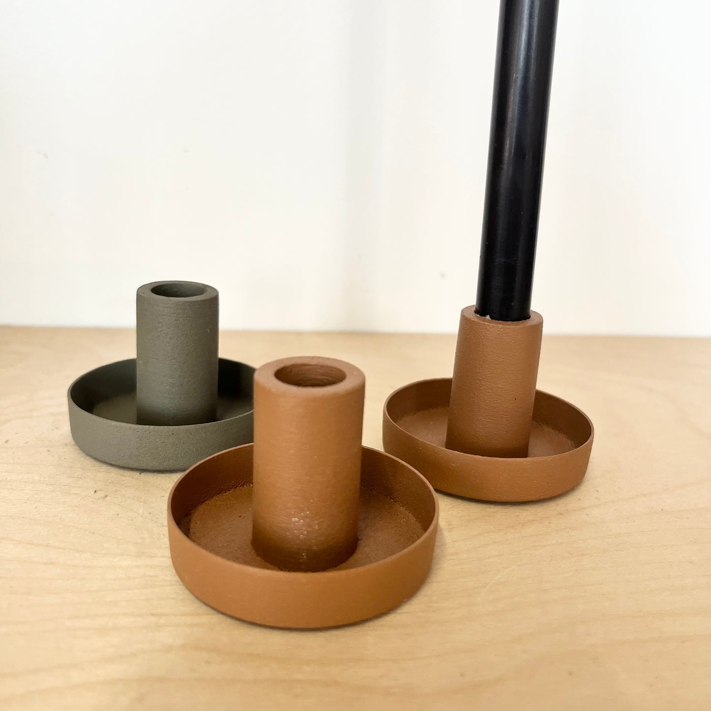 Taper Candle Holder - Rust