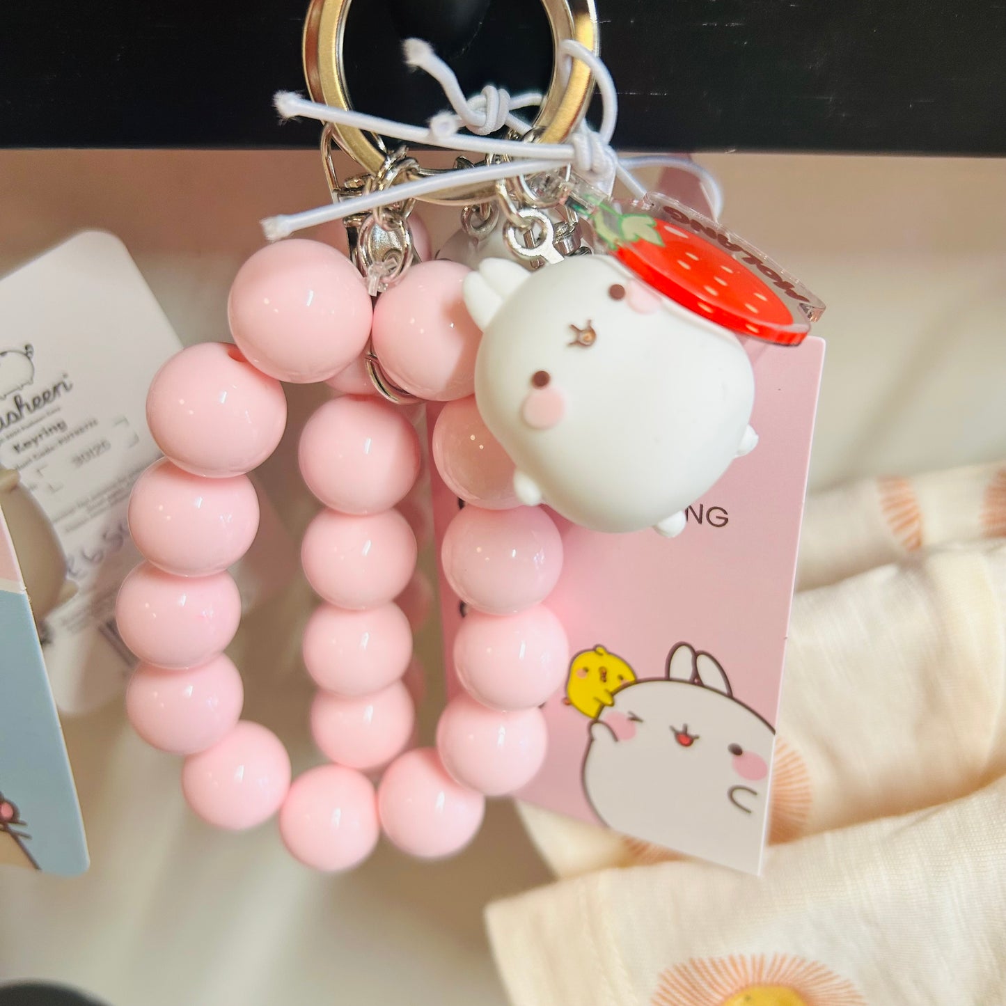 Molang Fruits Keyring
