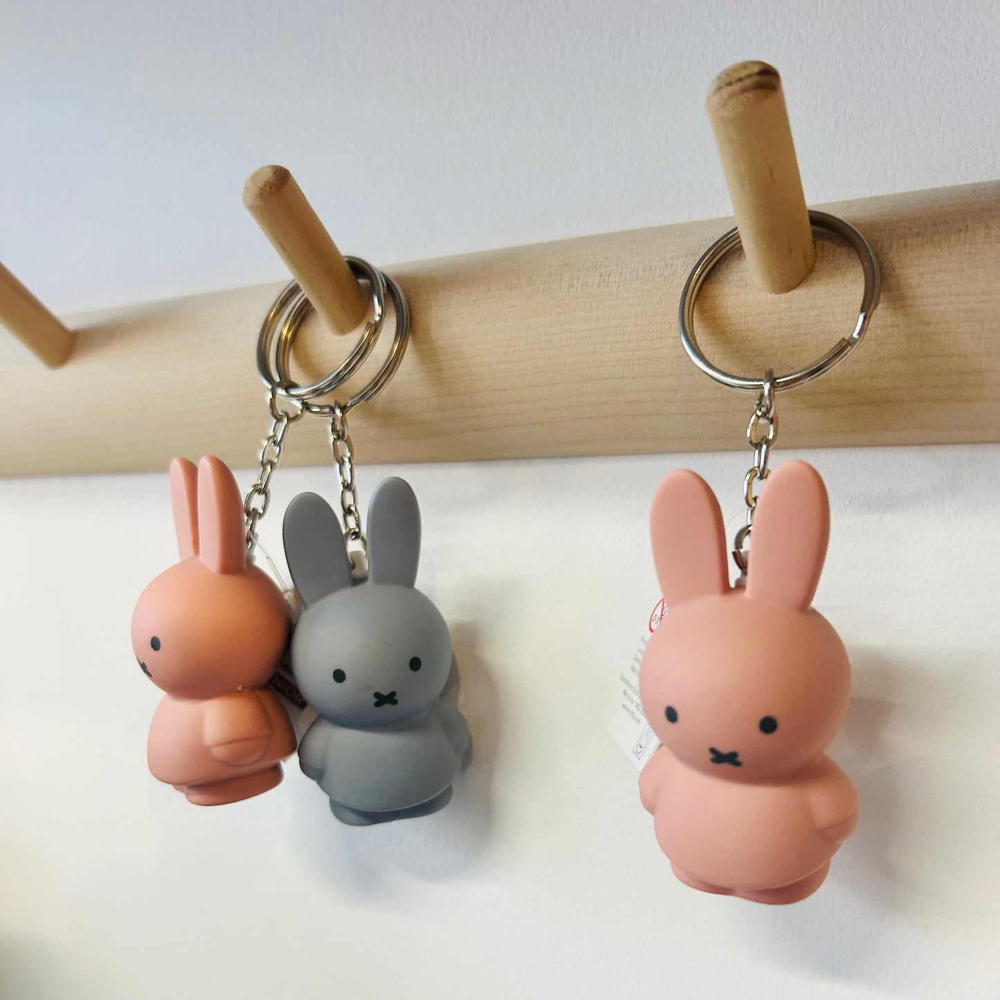 Miffy Keyring - Powder Pink