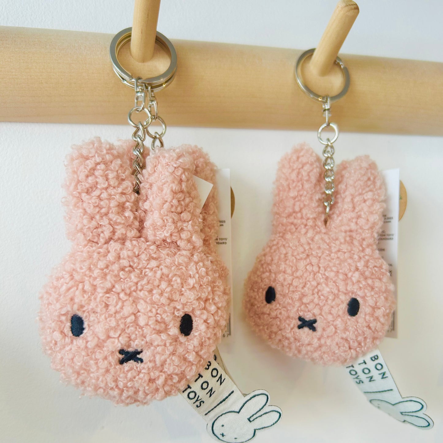 Miffy Plush Keyring Pink