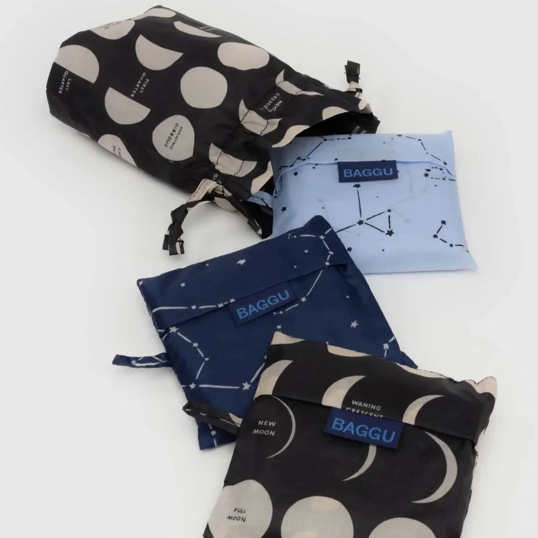 Moon and Constellation Reusable set of 3 bags / Gift set
