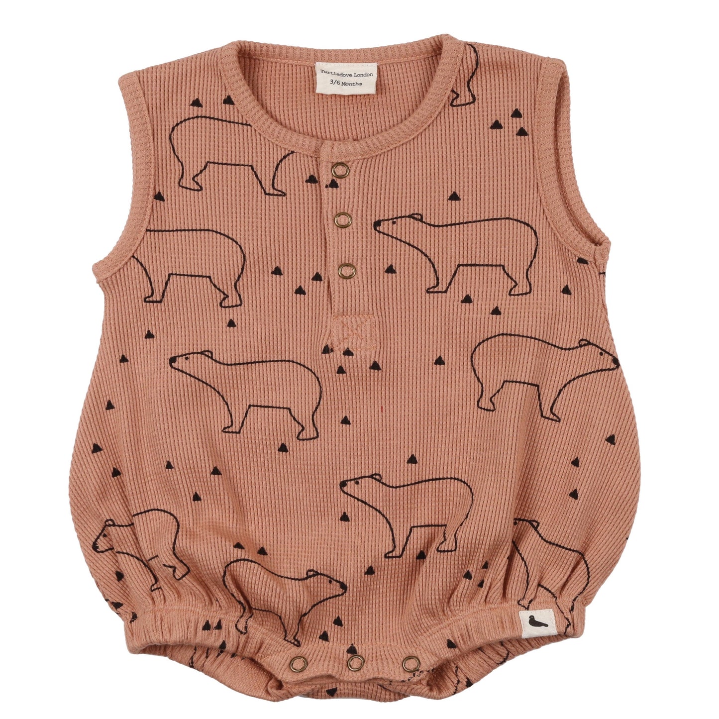 Bear Silhouette Bubble Romper