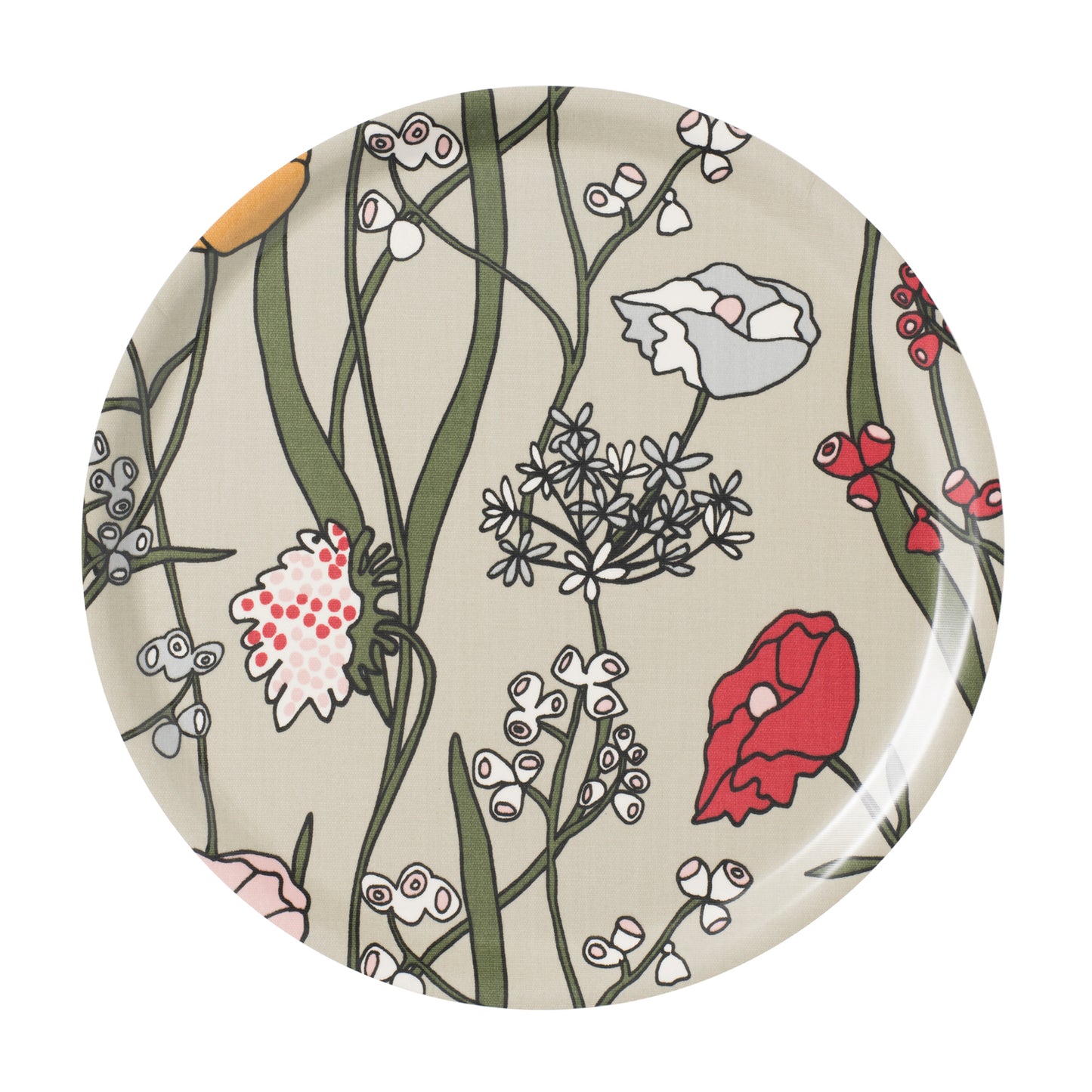 Ang Round Tray - Linen