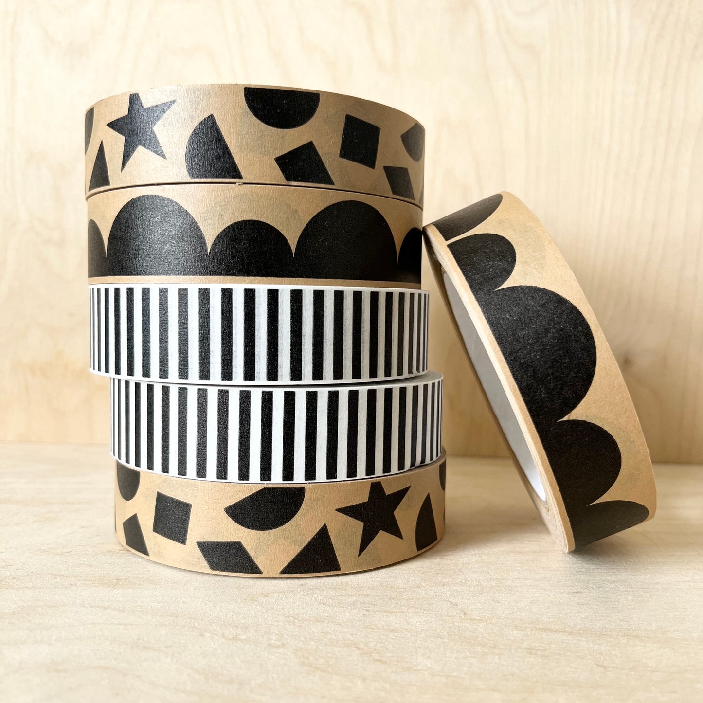 Scallop Print Paper Tape
