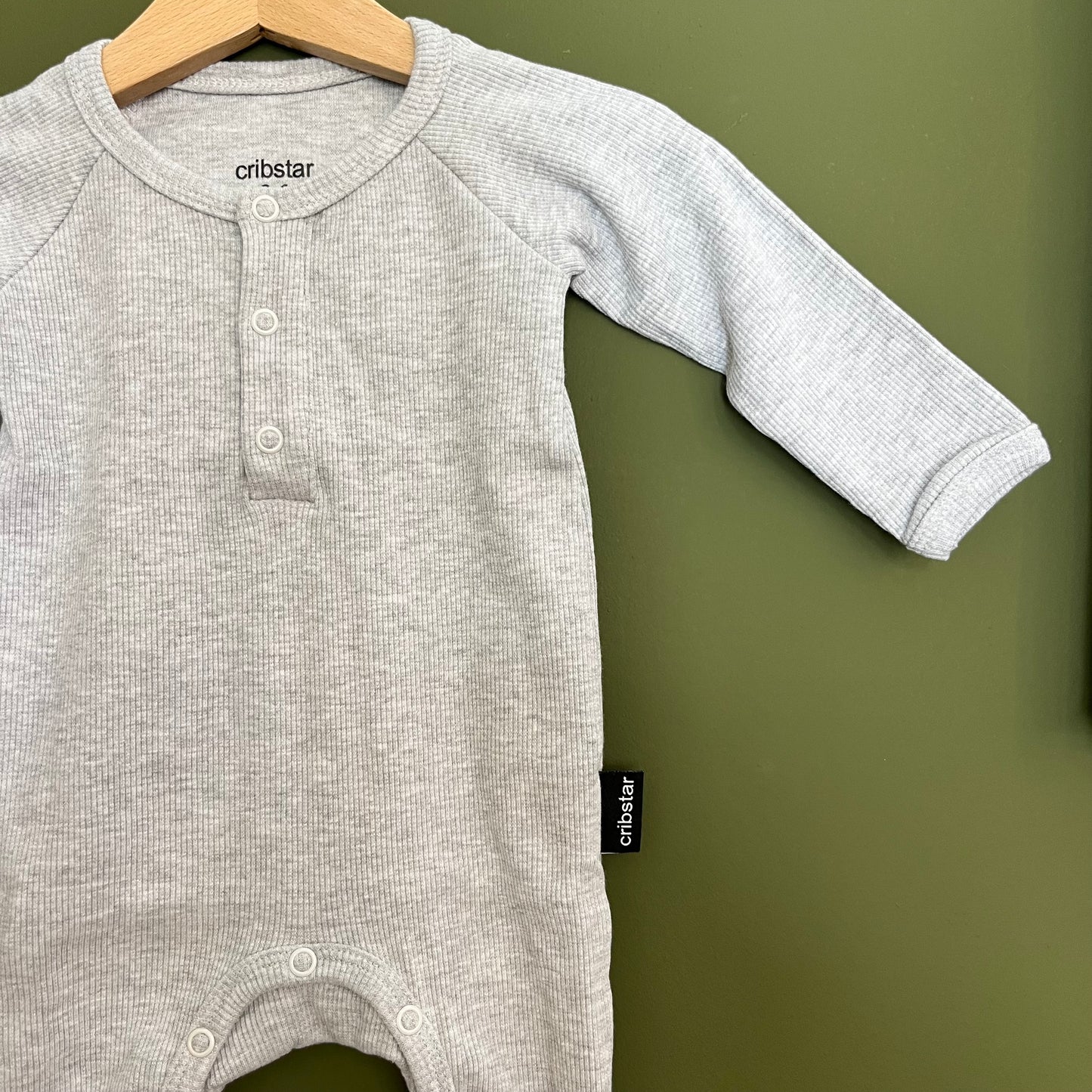 Ribbed romper - Grey