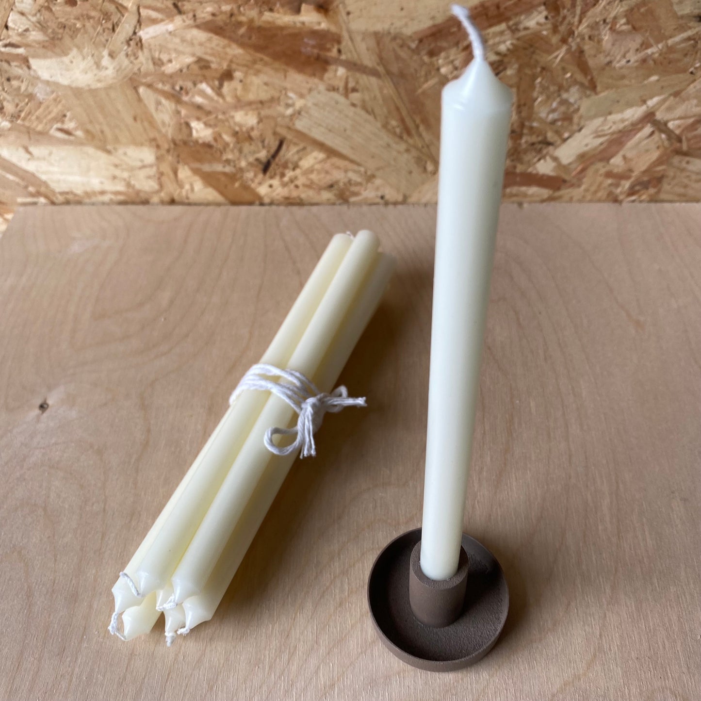 Tapper Candle Holder - Milky Brown