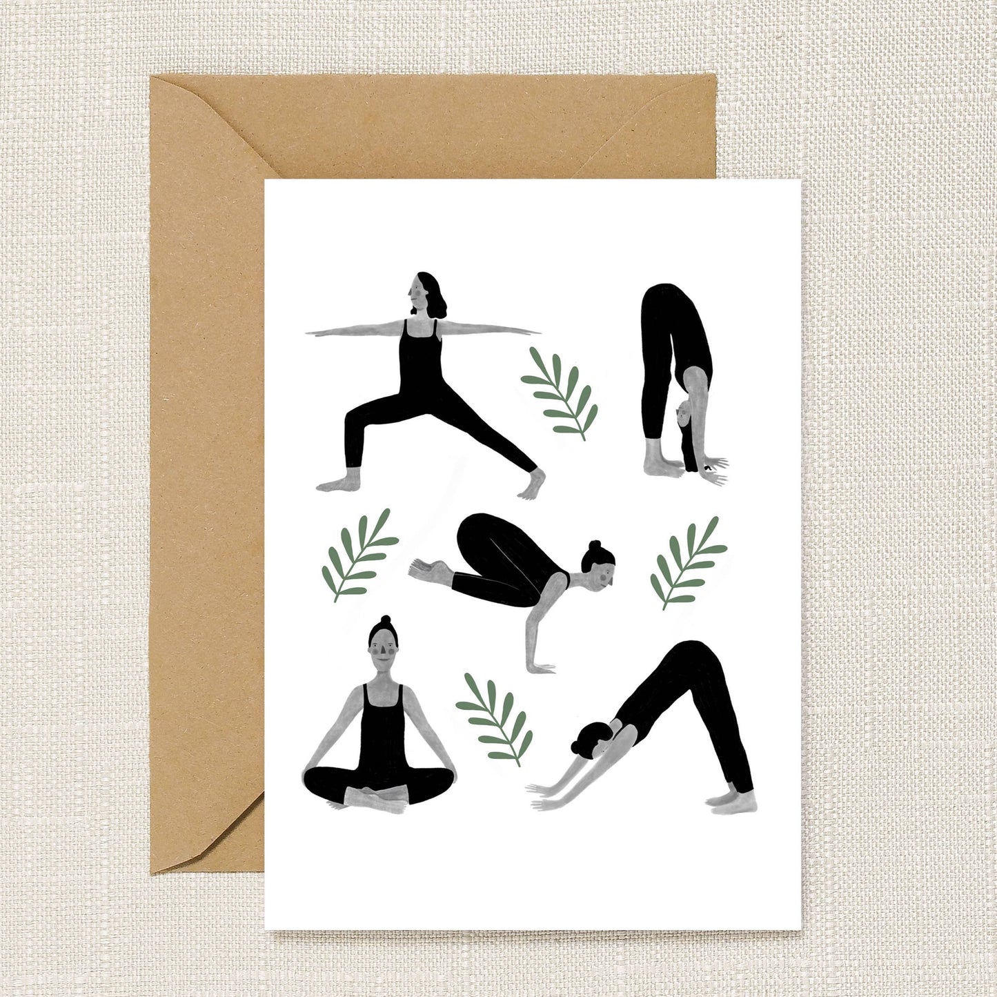 Yoga Greeting Card