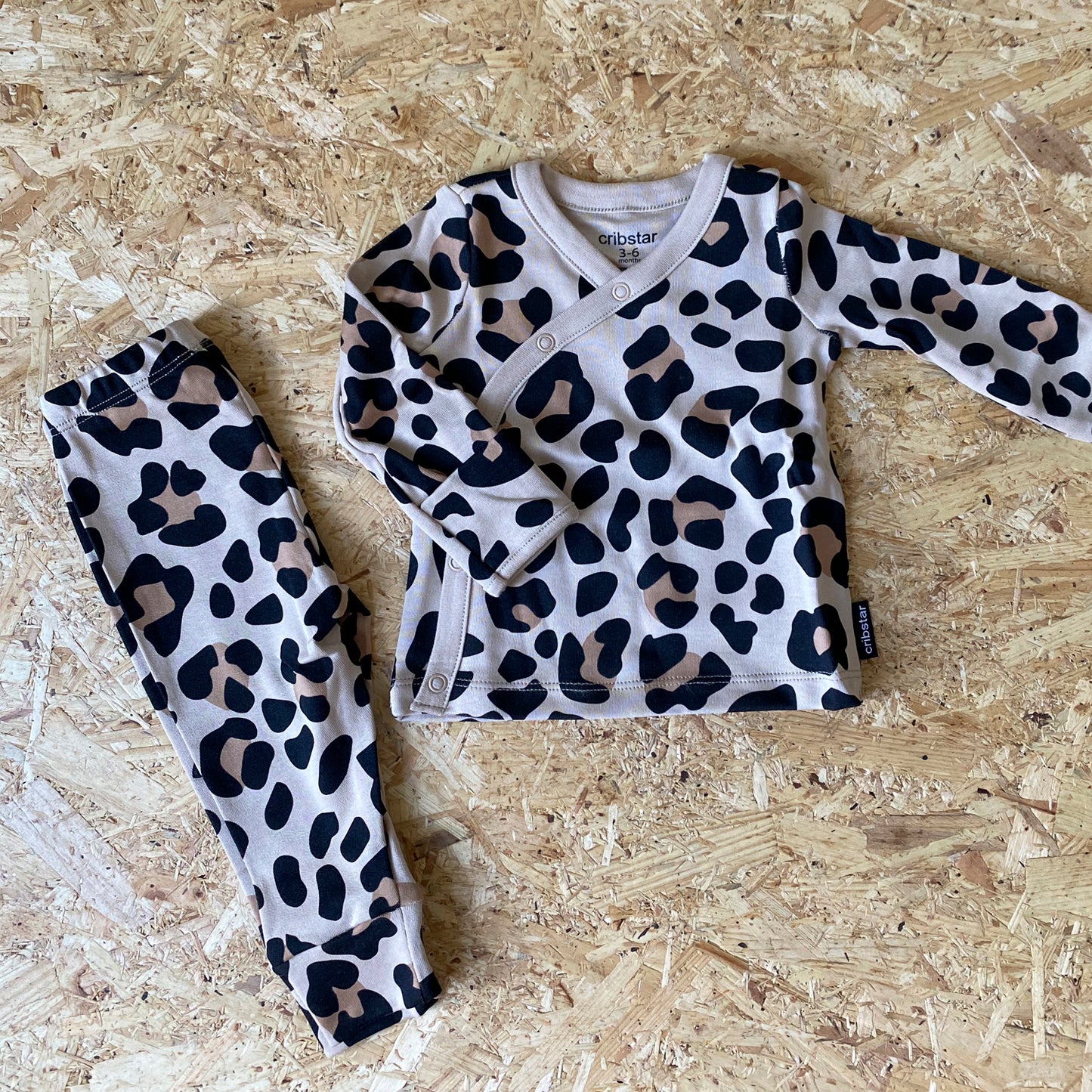Kimono two piece set - Leopard