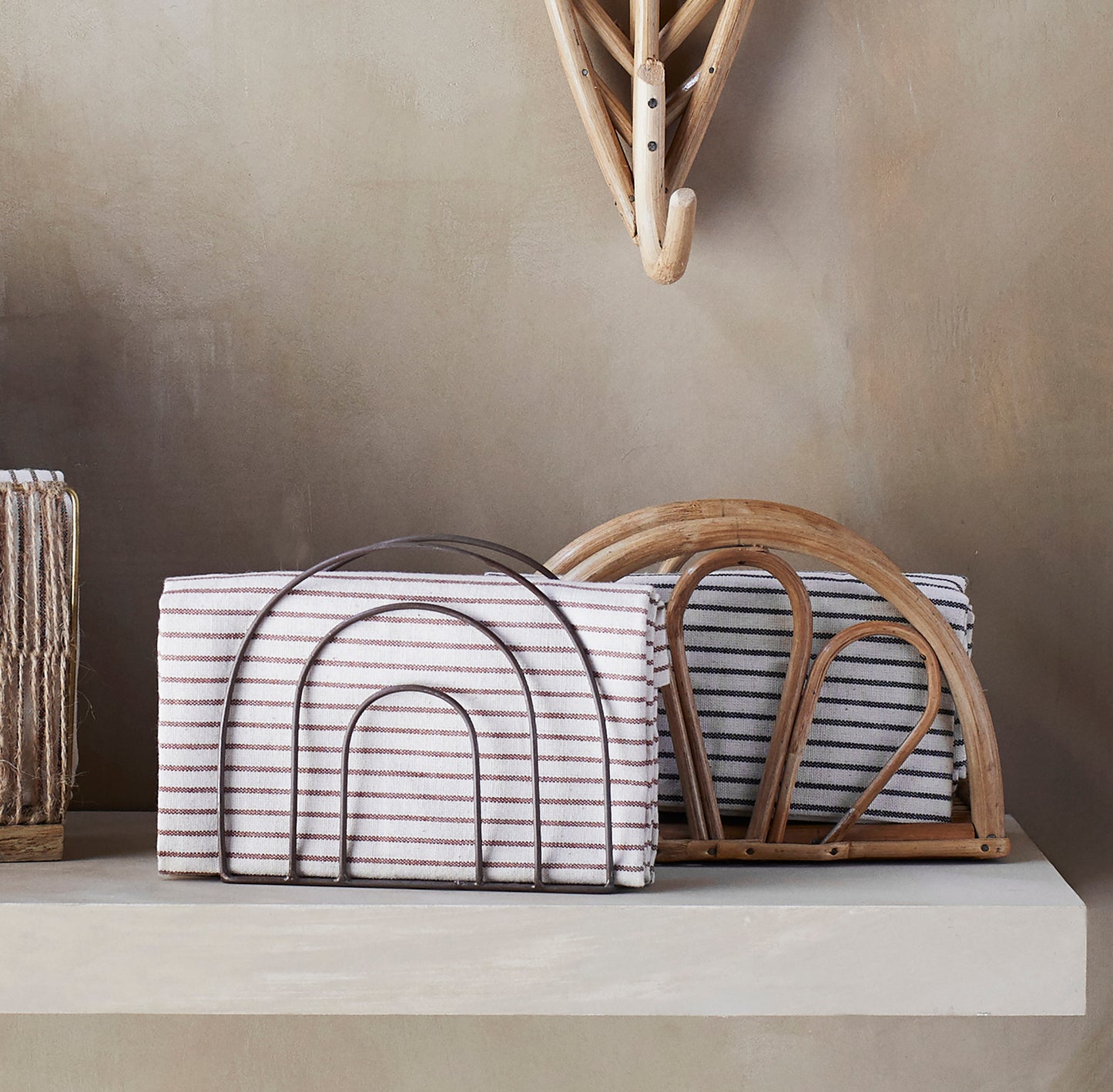 Iron Rainbow Napkin Holder