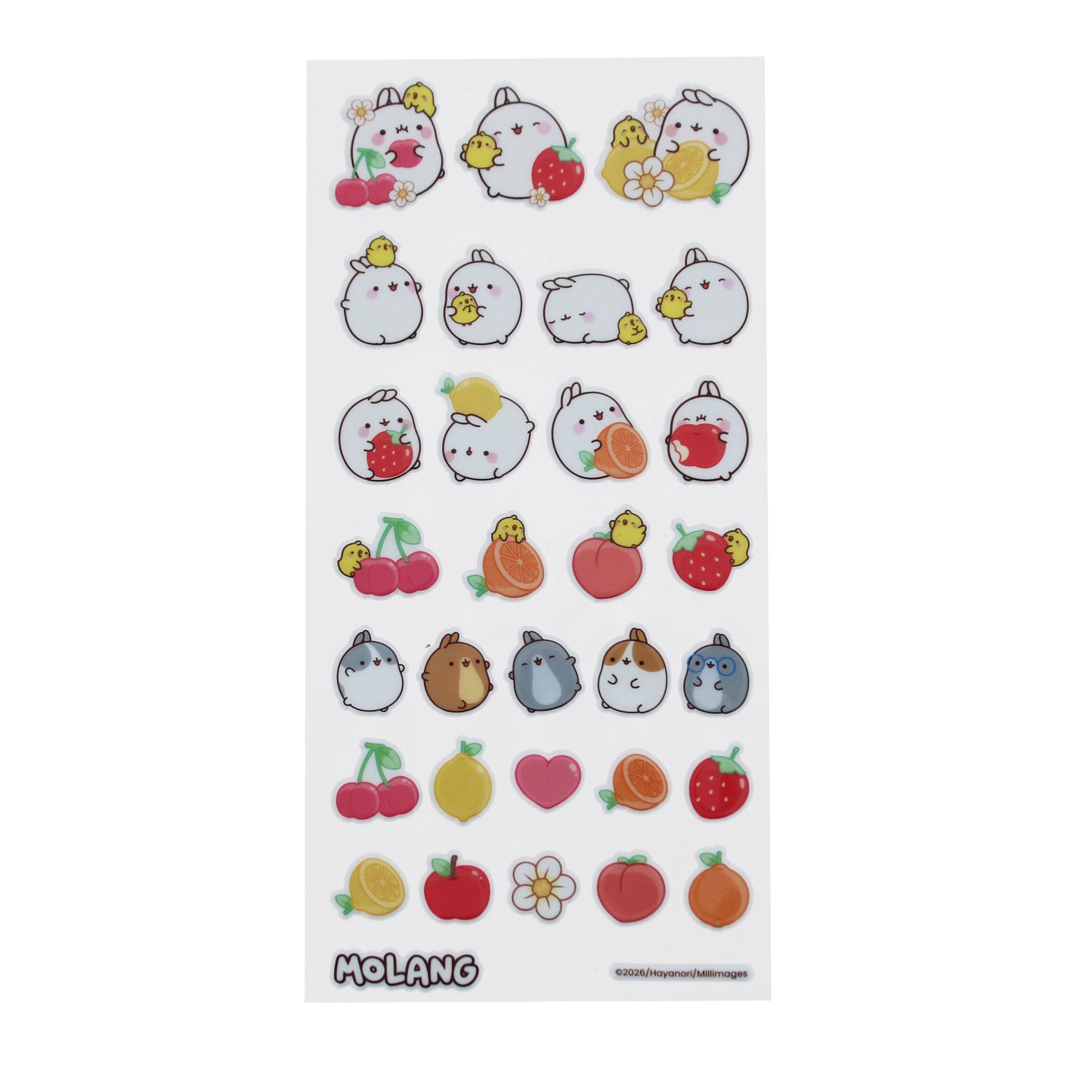 Molang Fruits Stickers