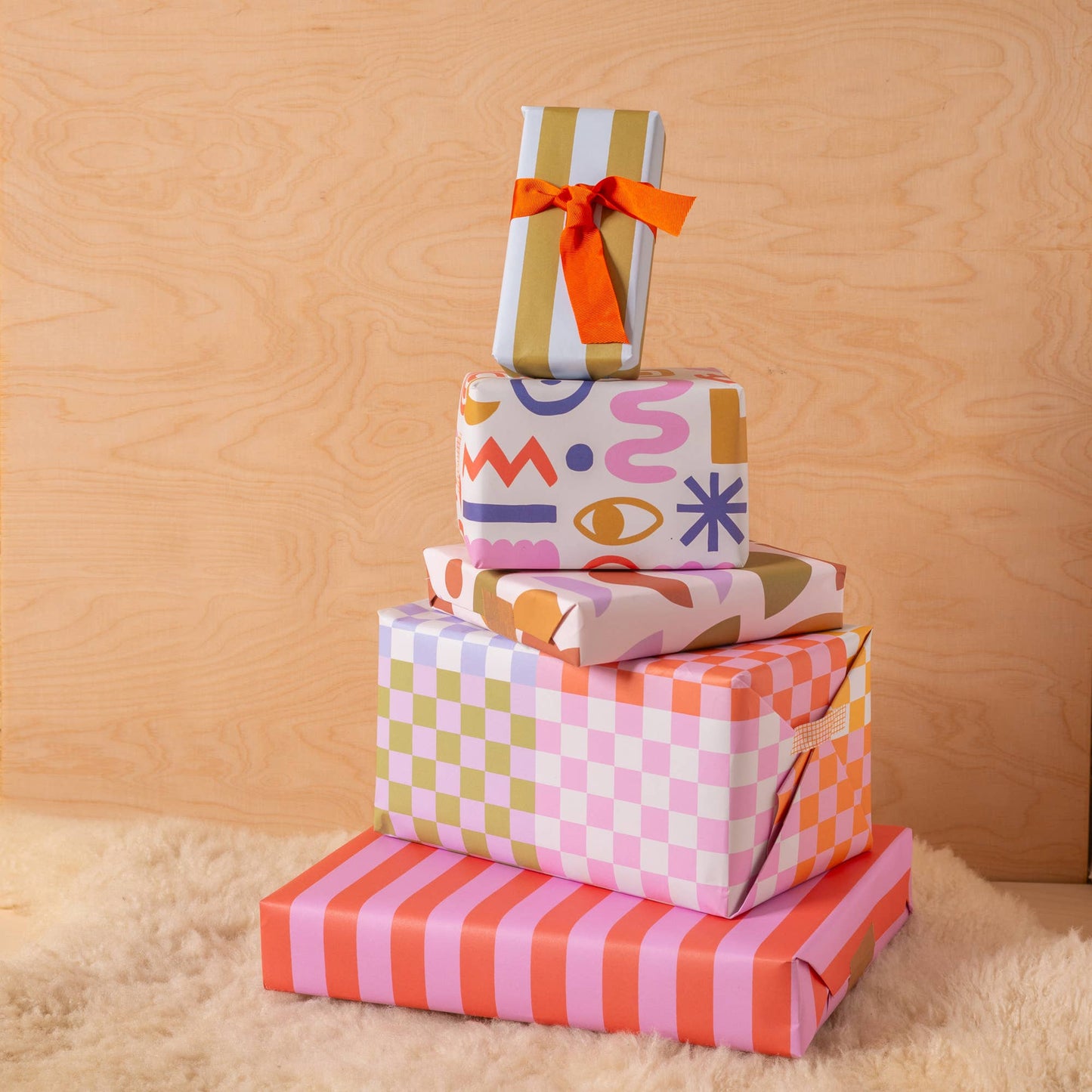 Colourful Checks Gift Wrap