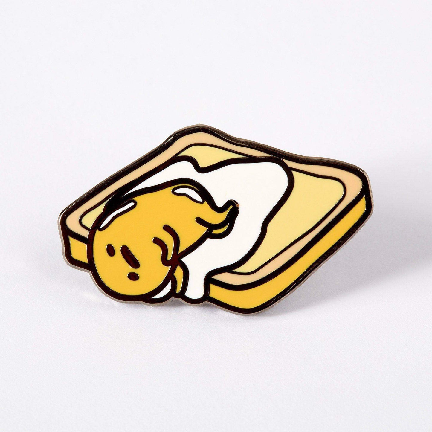 Gudetama On Toast Enamel Pin