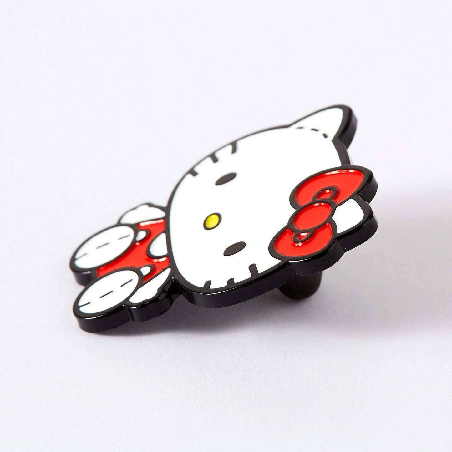 Retro Hello Kitty stitches enamel pin badge