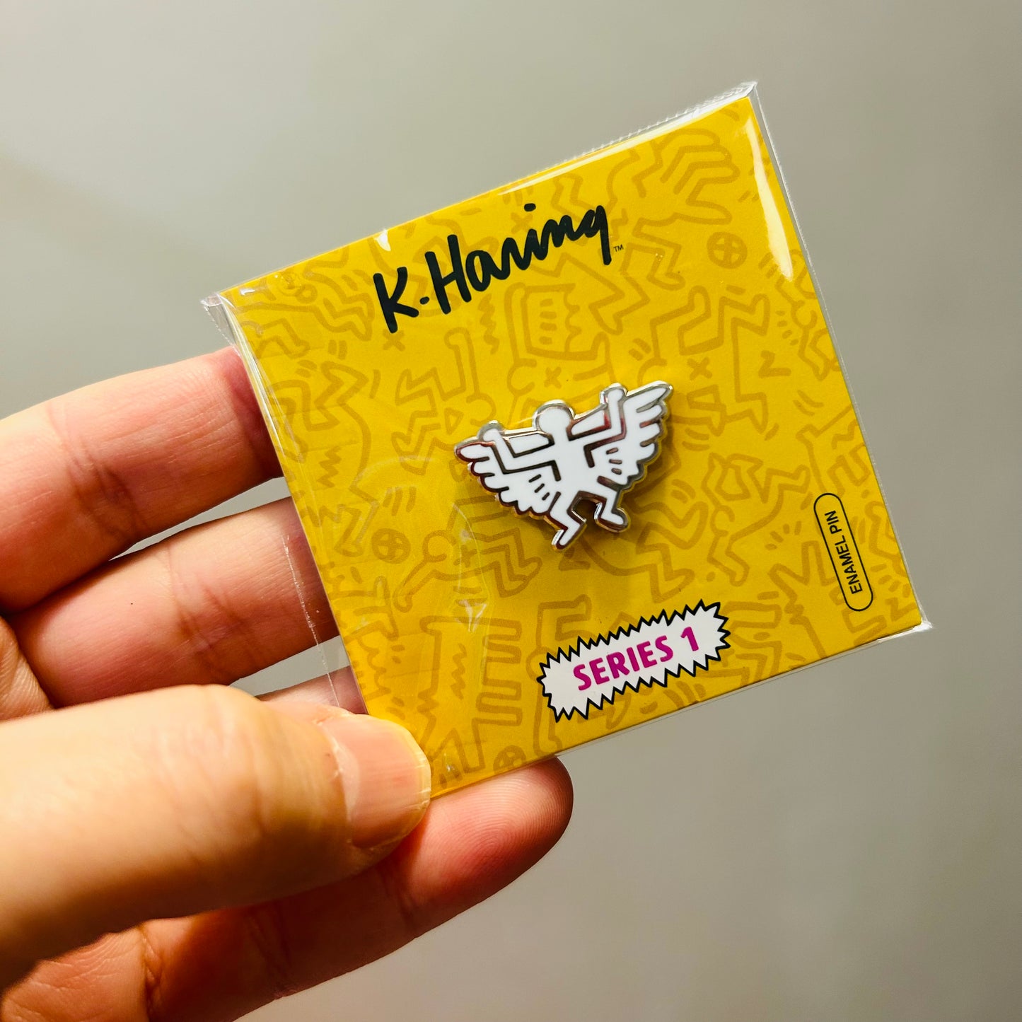 Keith Haring - Angel Pin