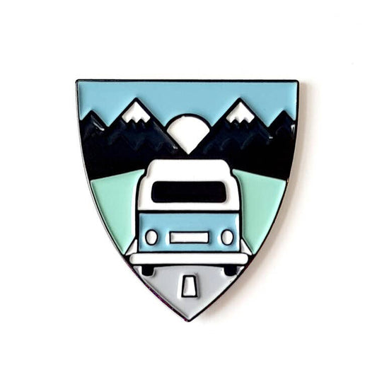 Campervan  Pin Badge