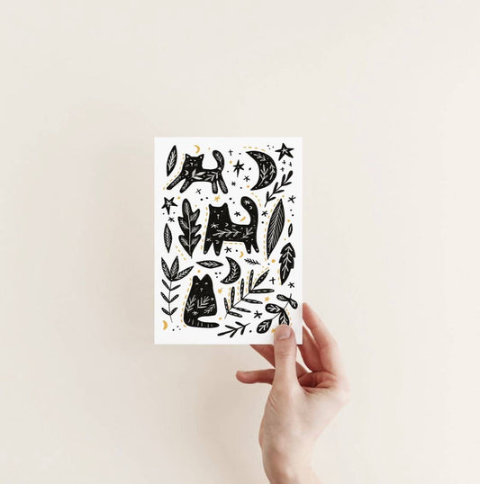 Moon Cats  Card