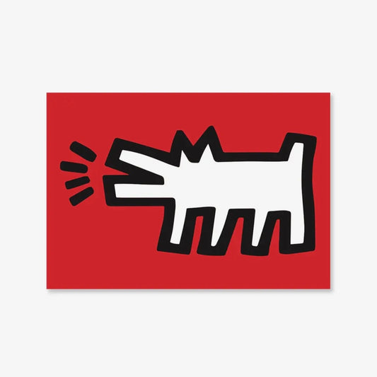 Keith Haring - Barking dog magnet