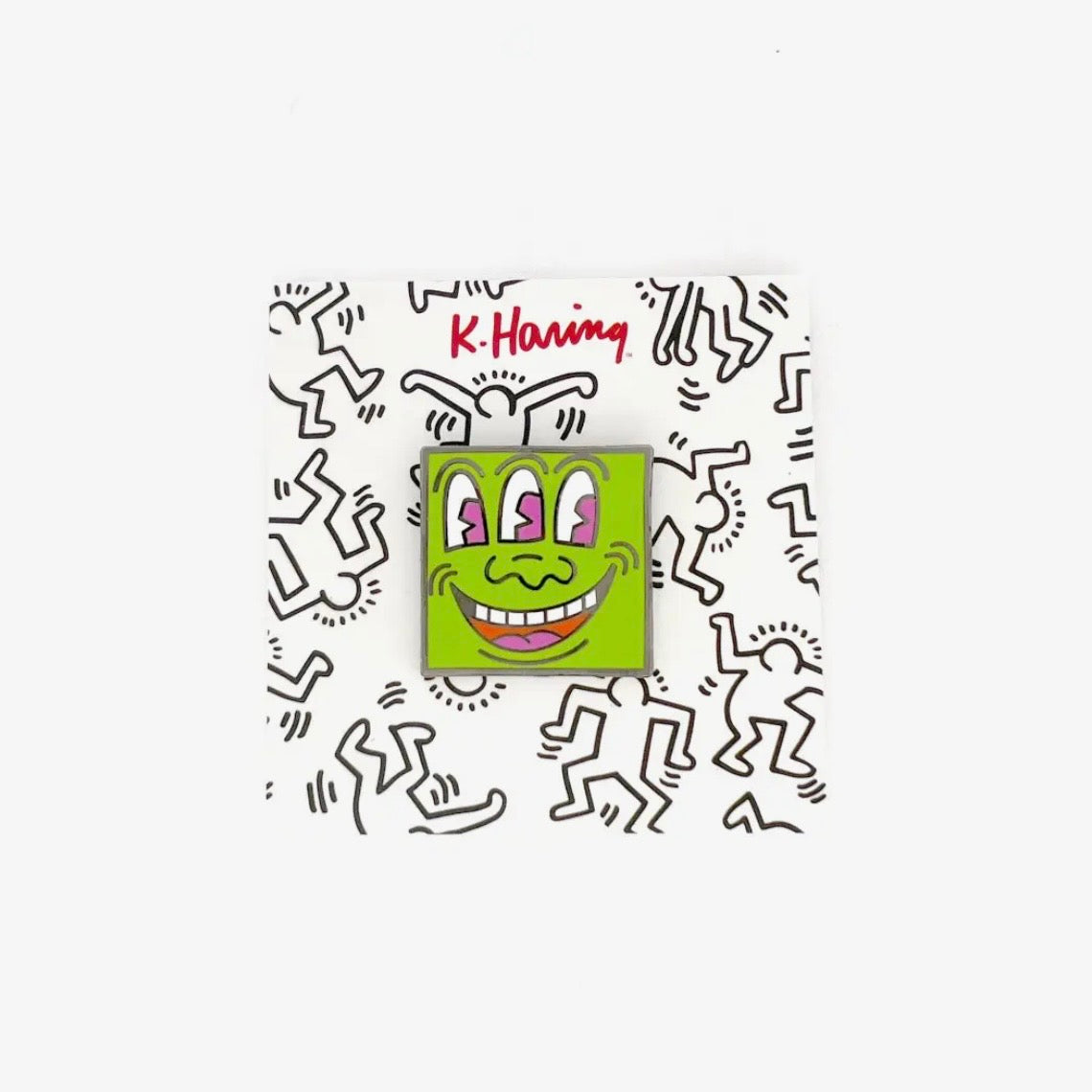 Keith Haring - Three eyed monster  Pin