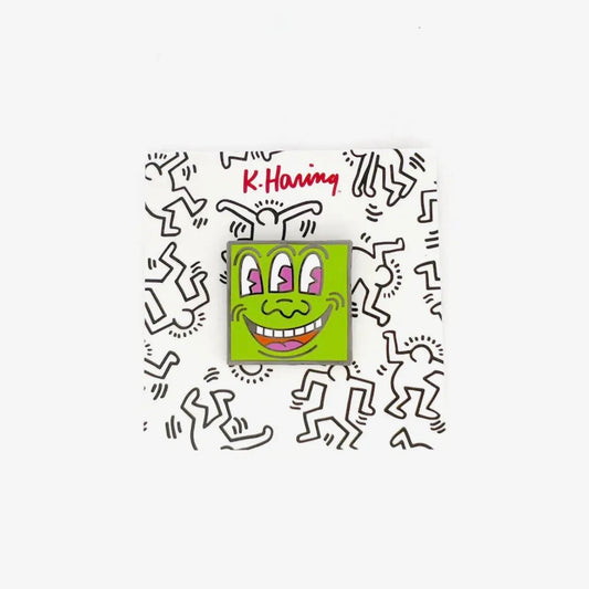 Keith Haring - Three eyed monster  Pin