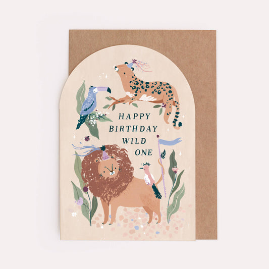 Wild One Birthday Card