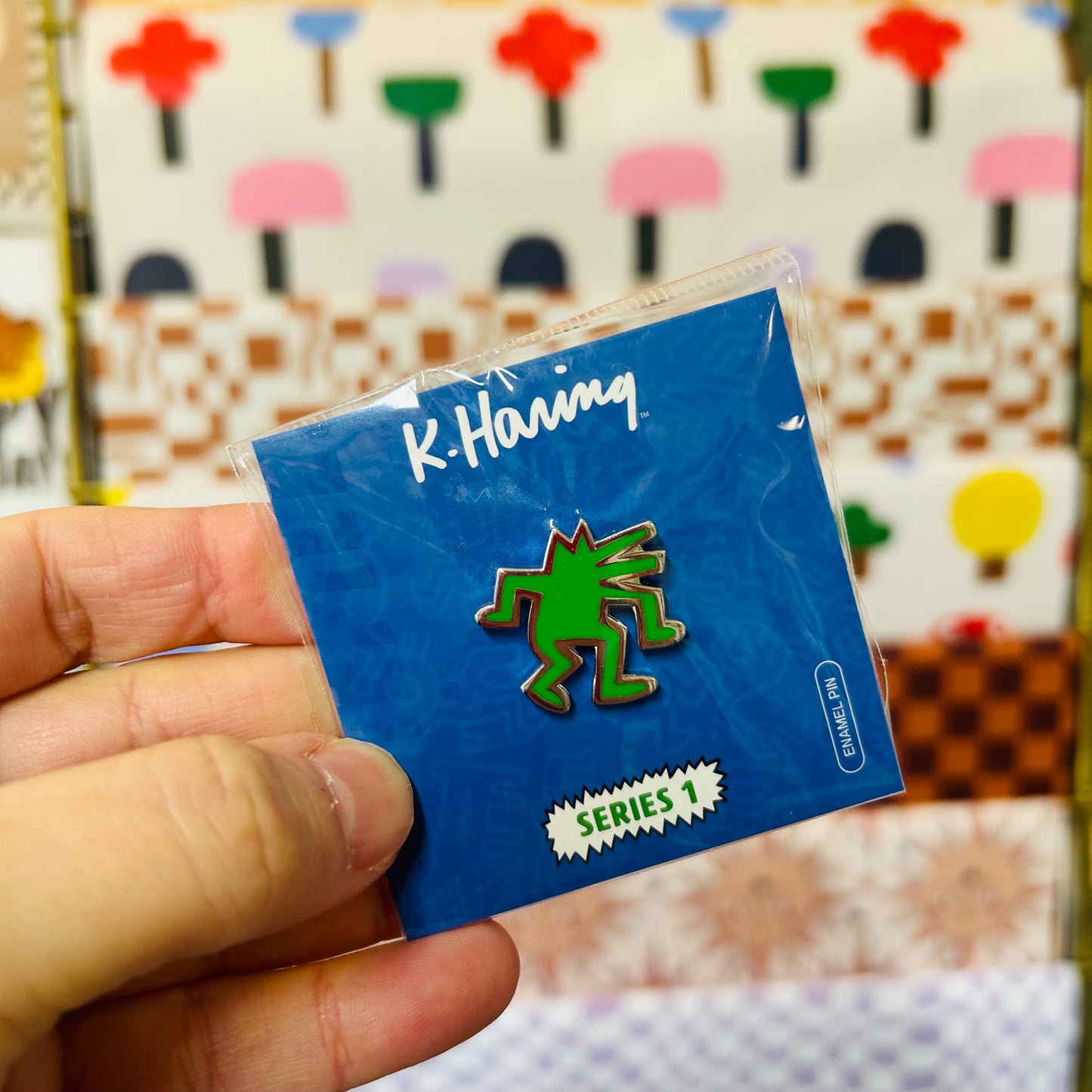 Keith Haring - Dancing dog Pin