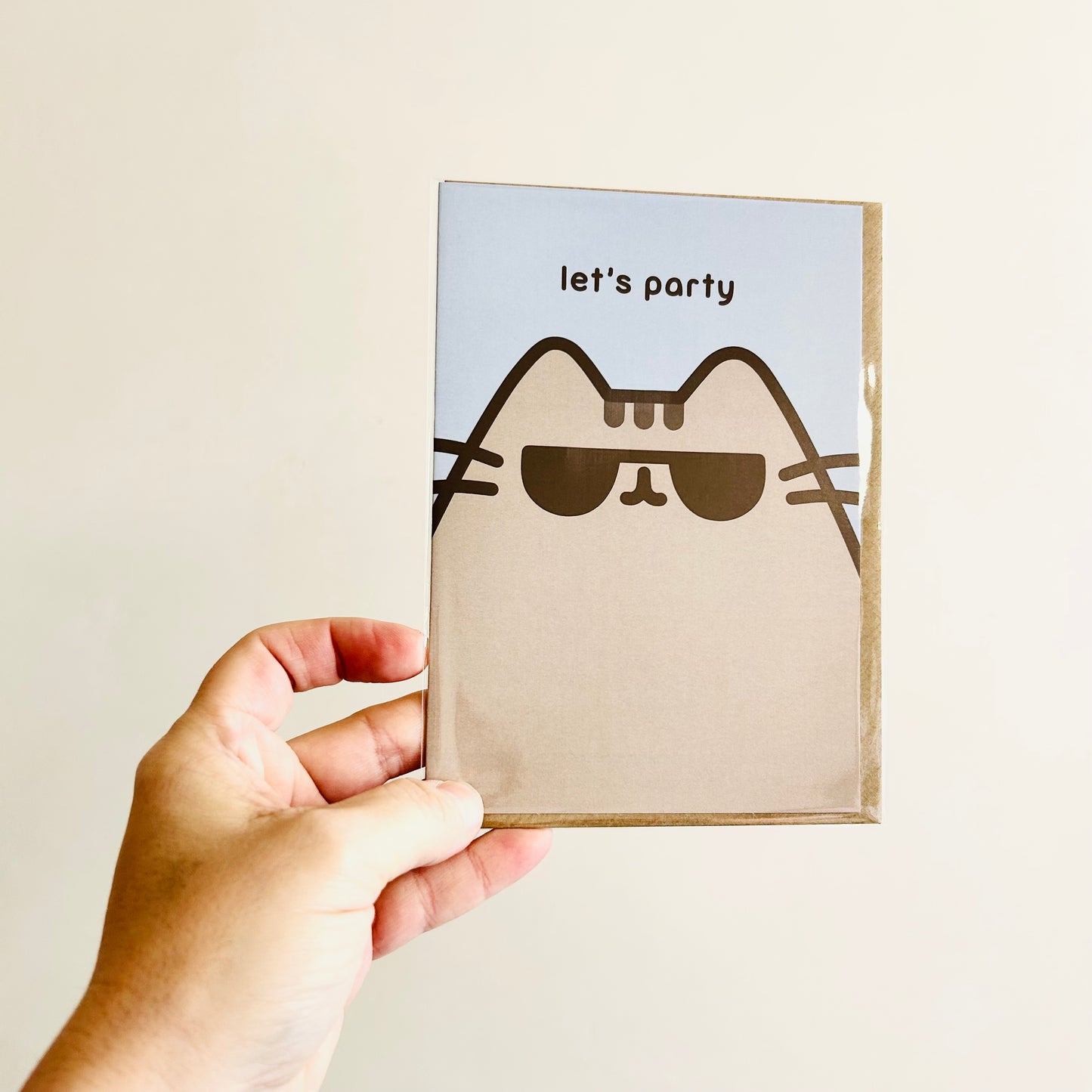 Pusheen Lets Party Card