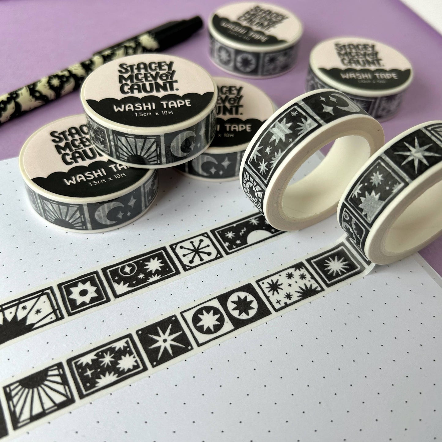 Moon and Stars Washi Tape
