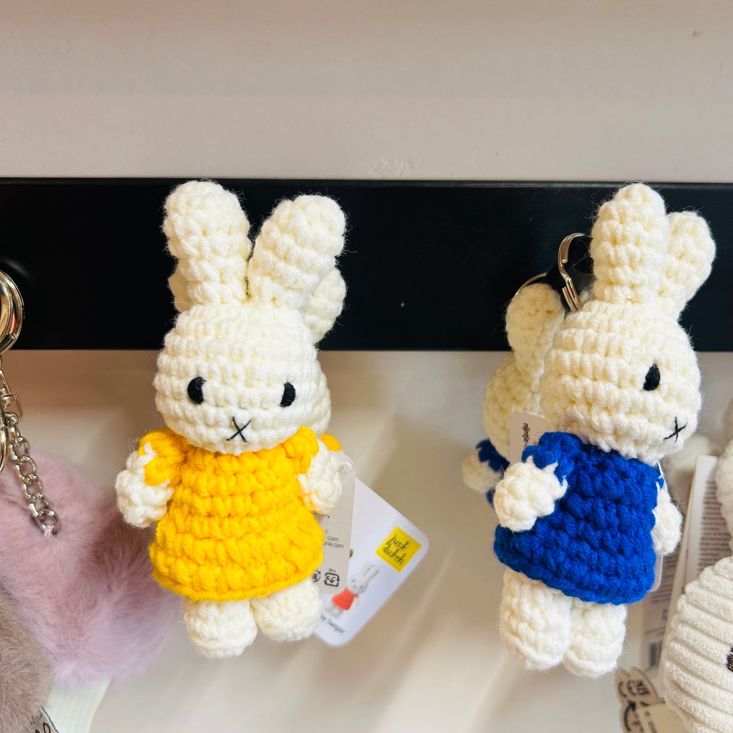 Miffy Crochet Keyring - Blue