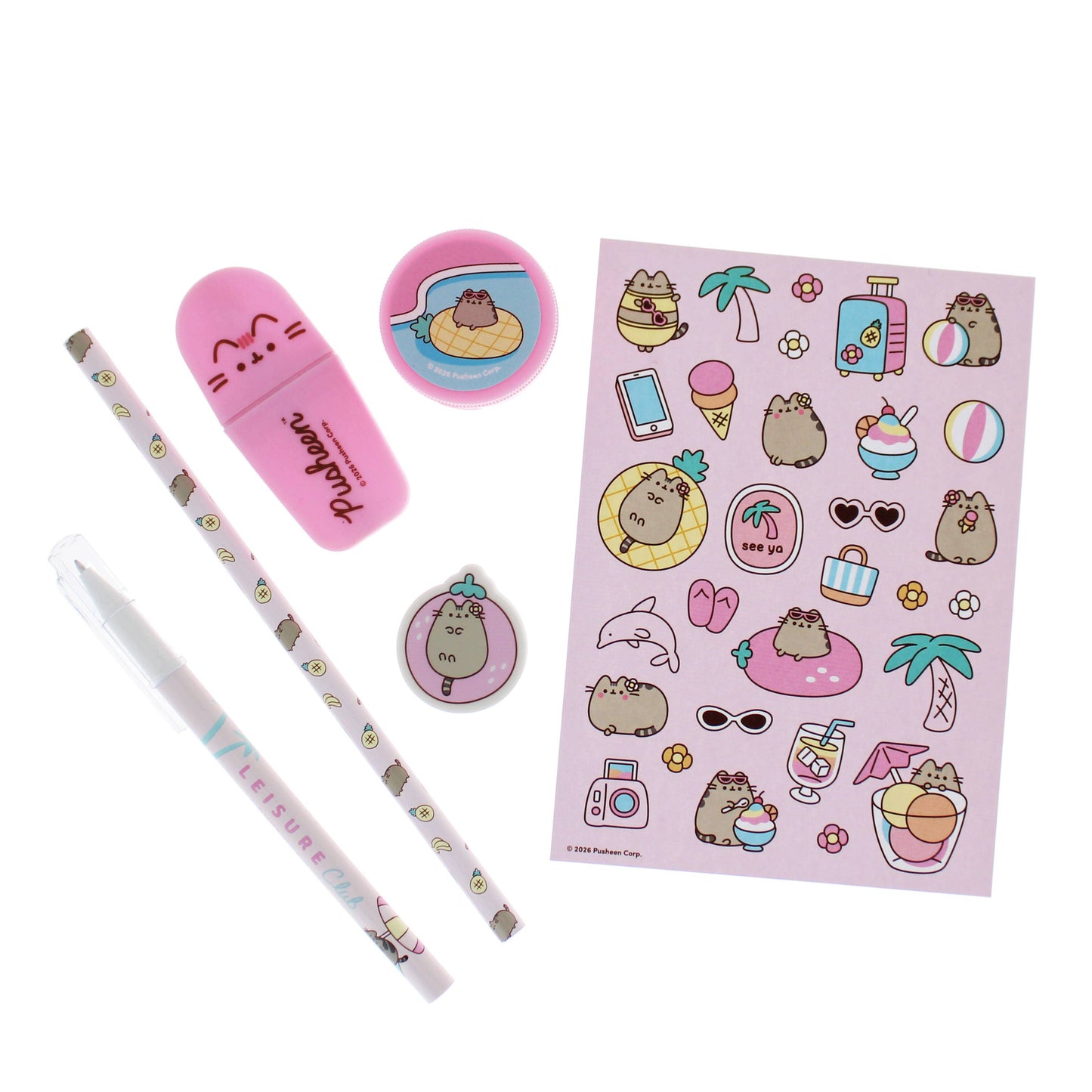 Pusheen Tropical Vacation Super Stationery Set
