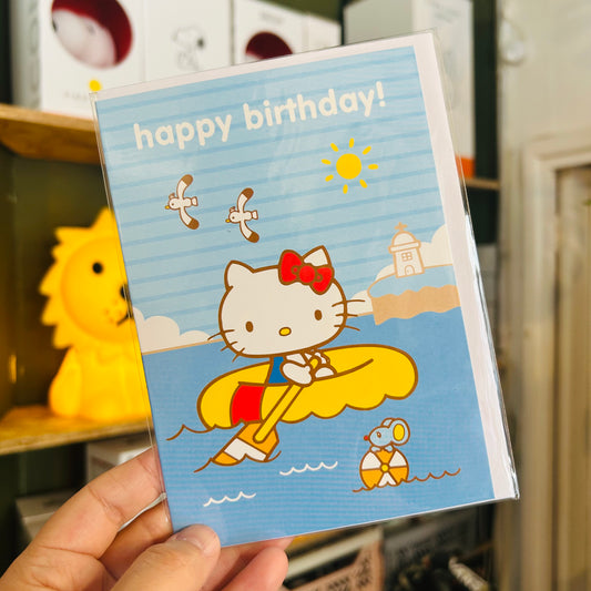 Hello Kitty seaside card