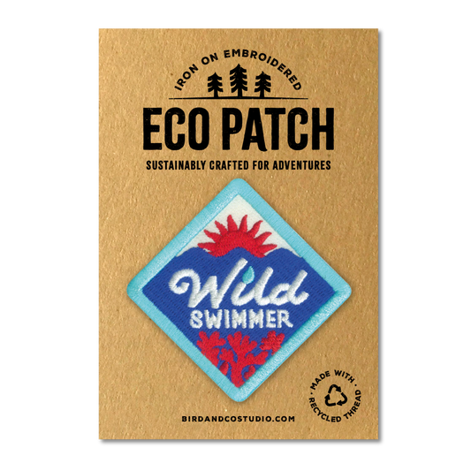Wild Swimmer  Embroidered Patch