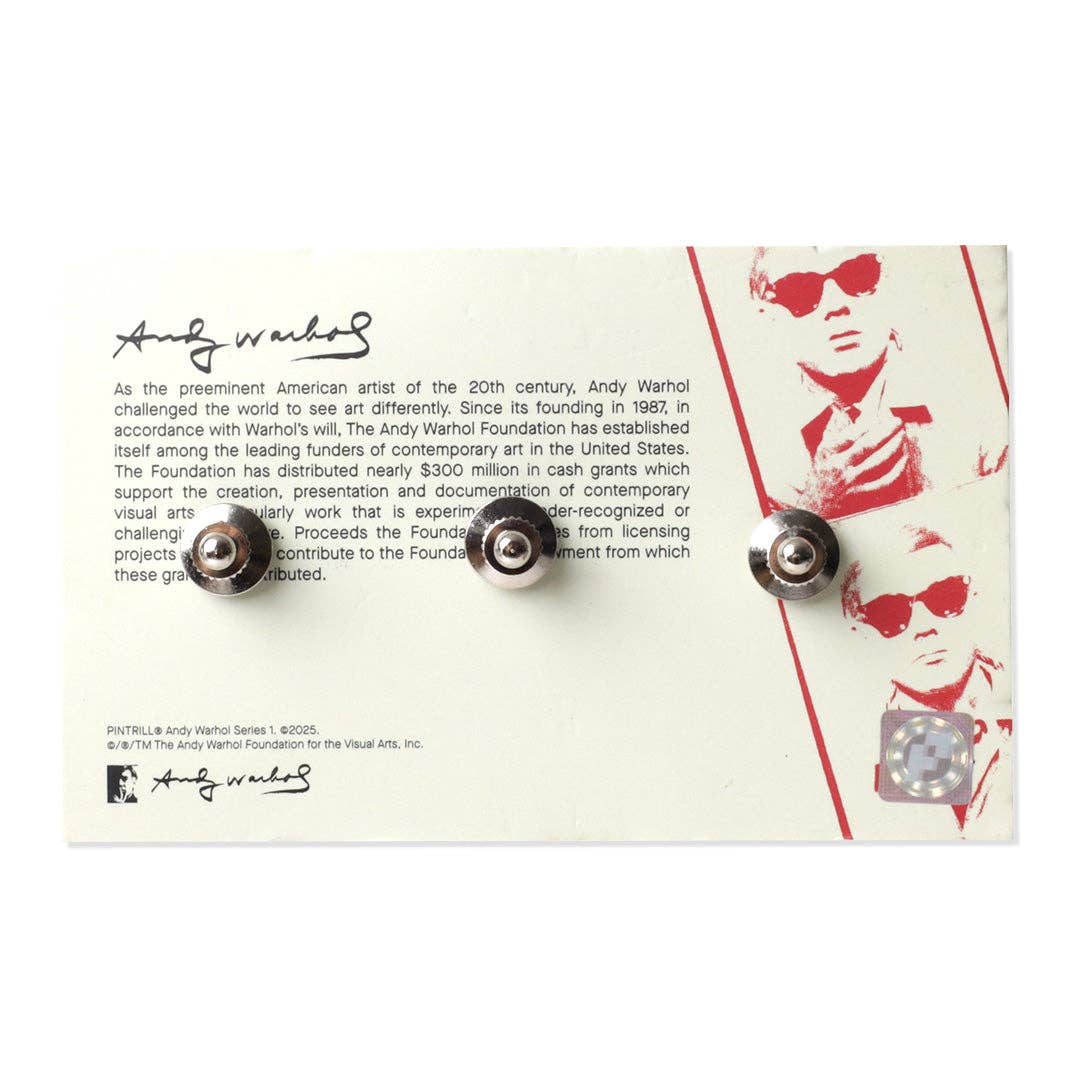 Warhol Skulls Pin Set