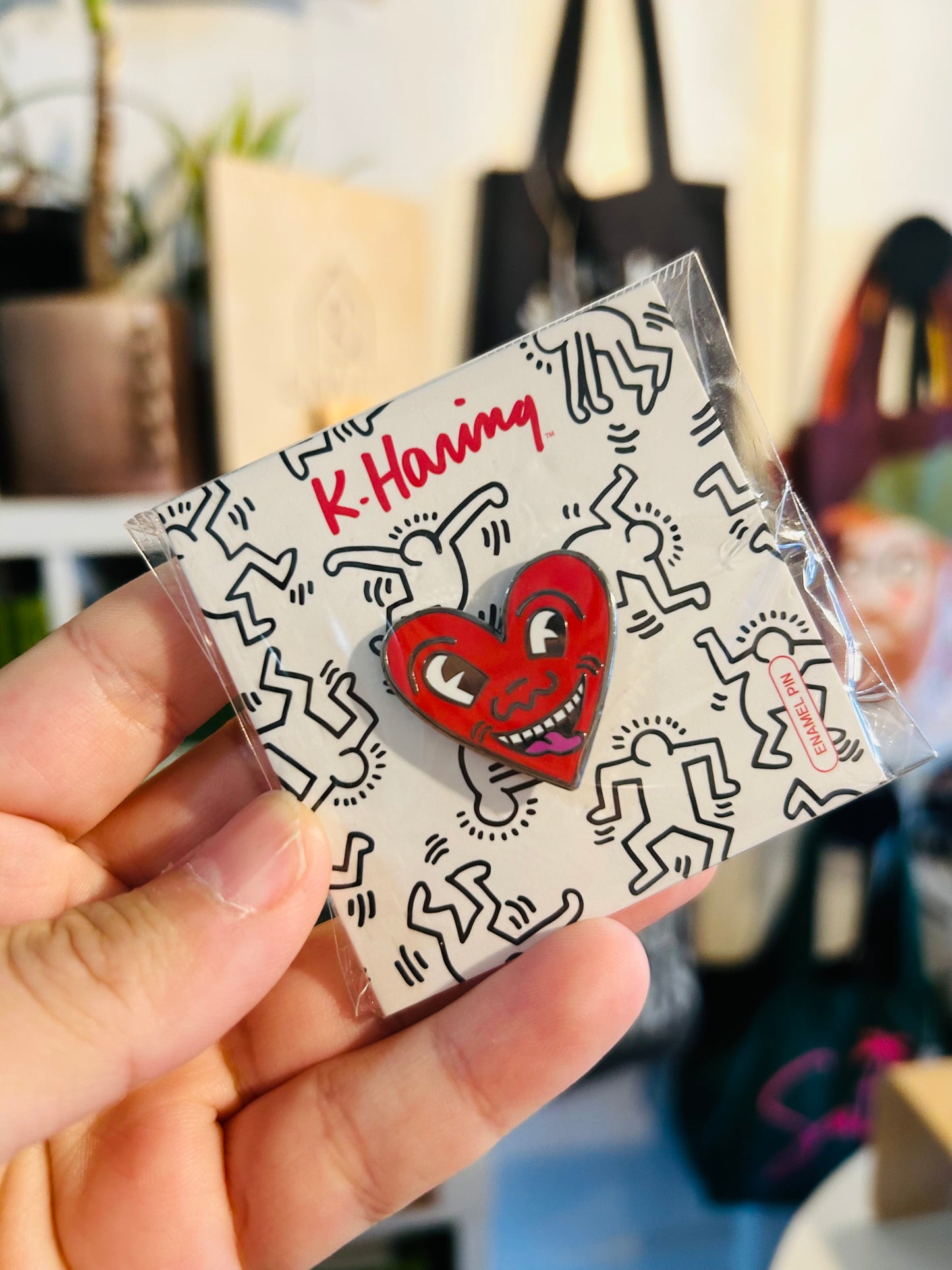 Keith Haring - Heart Pin