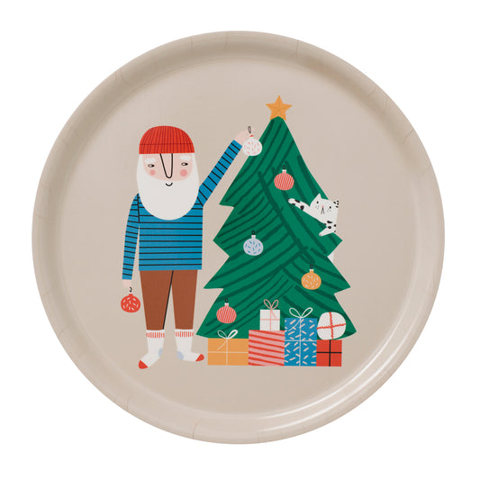 Ebbot and the Christmas Tree Round Tray