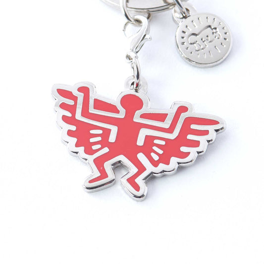 Keith Haring Red Angel Keyclip