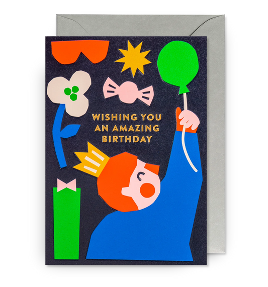 Amazing Birthday Collage Card