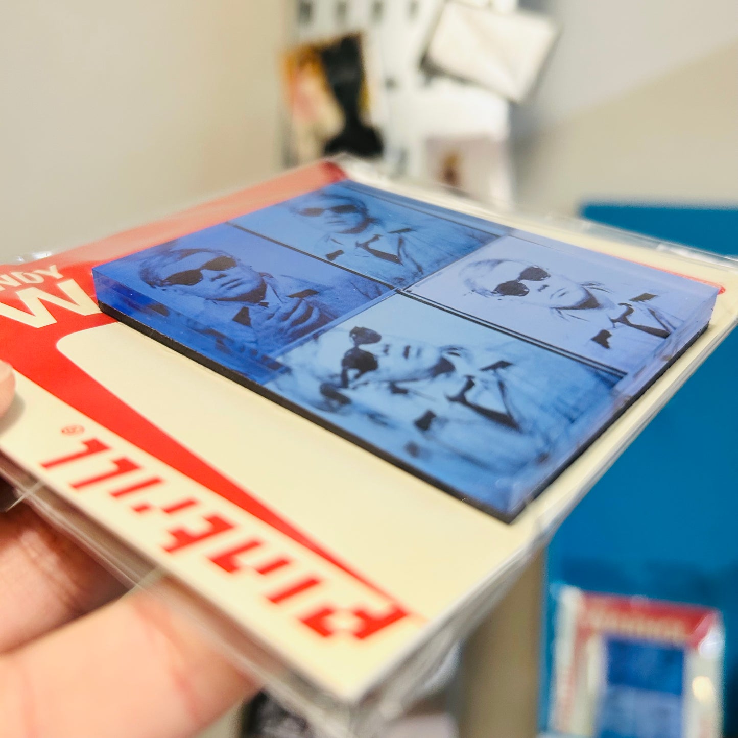 Warhol Self-Portrait Acrylic Magnet