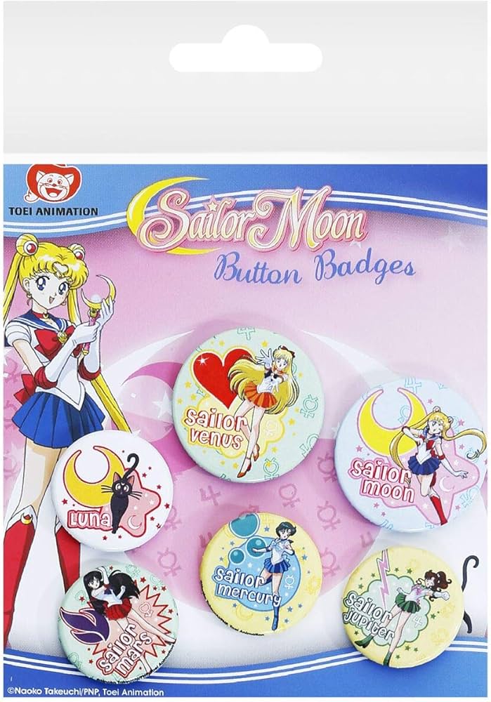 Sailor Moon Badges