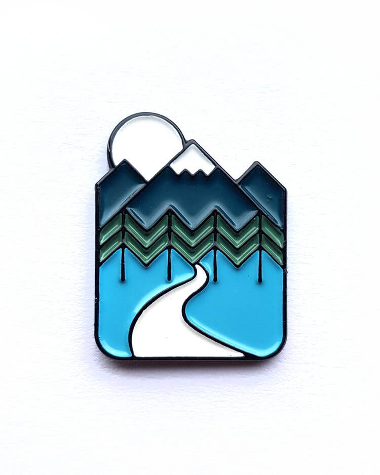 Great outdoors Pin Badge