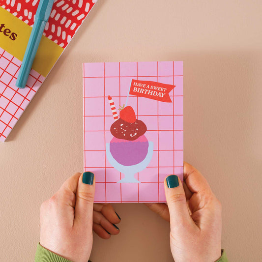 Ice Cream Birthday Card