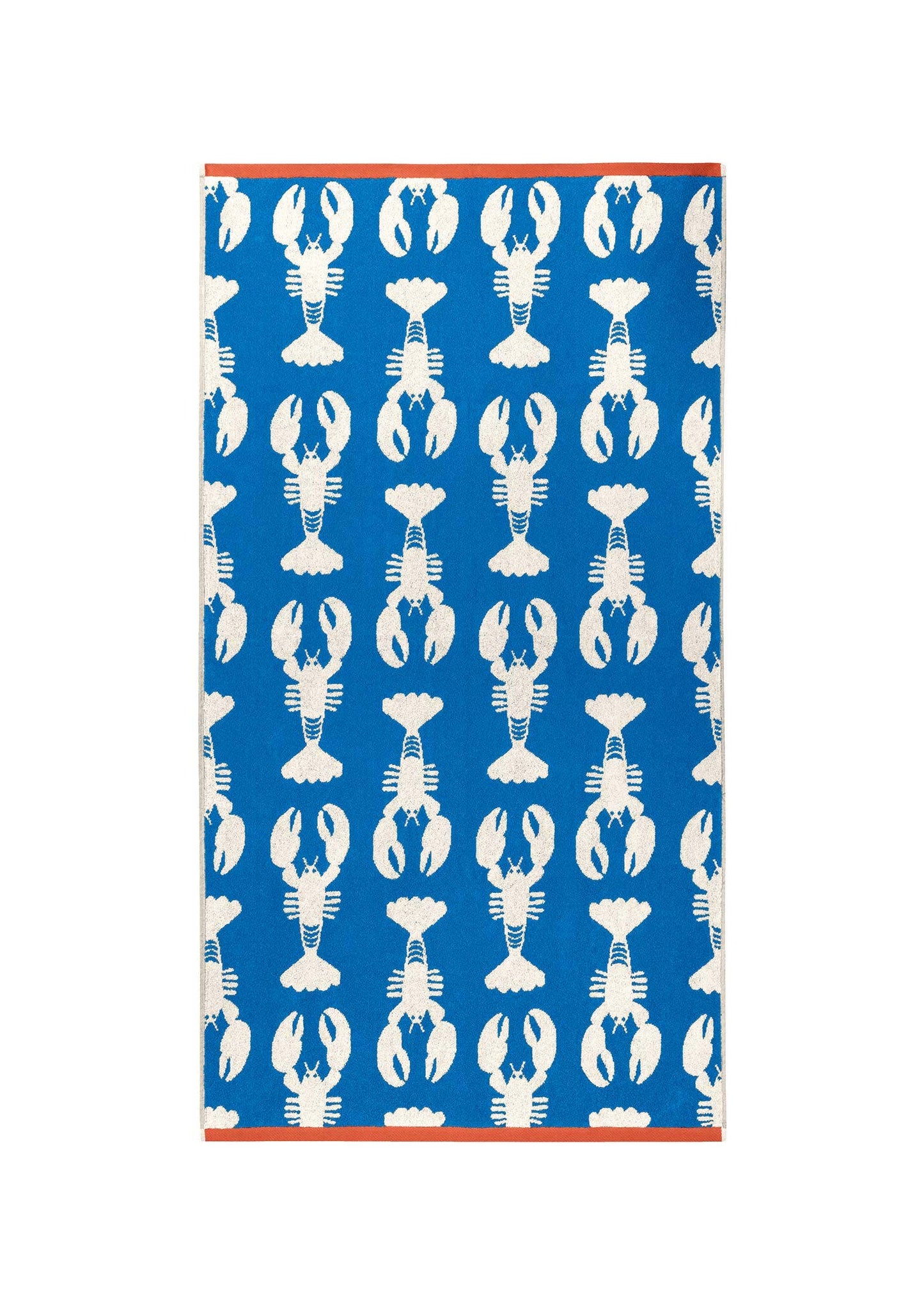 Blue Lobster Organic Cotton Hand Towel
