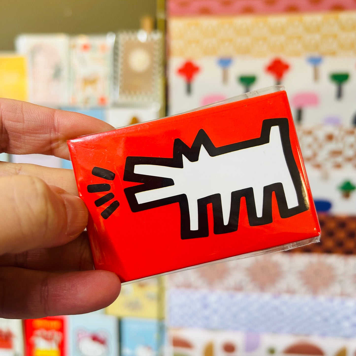 Keith Haring - Barking dog magnet