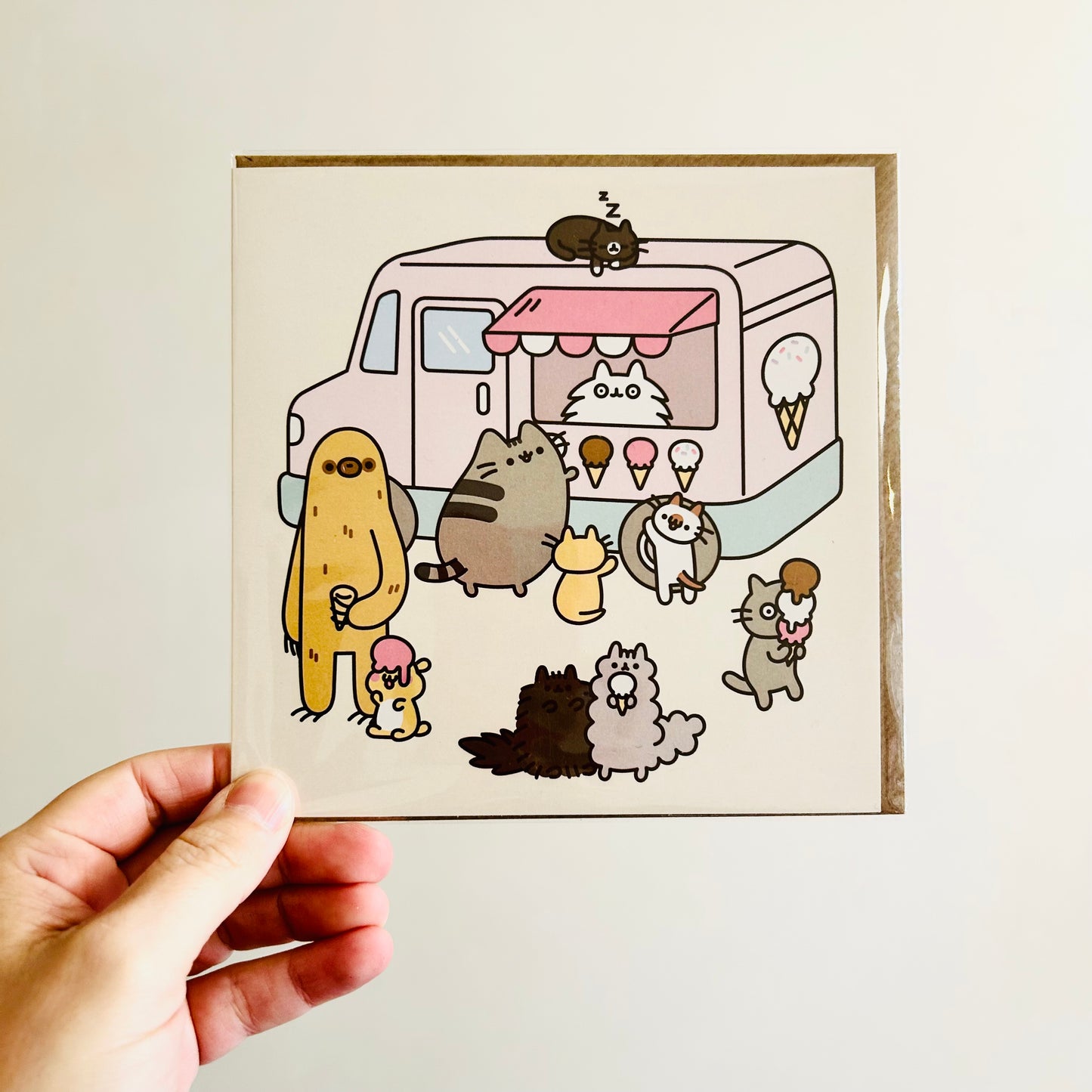 Pusheen + Friends Card