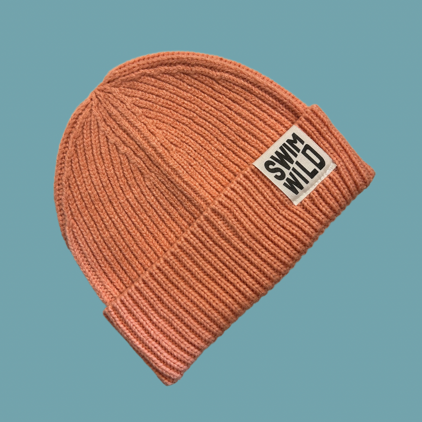 Salmon Fisherman Knit Beanie