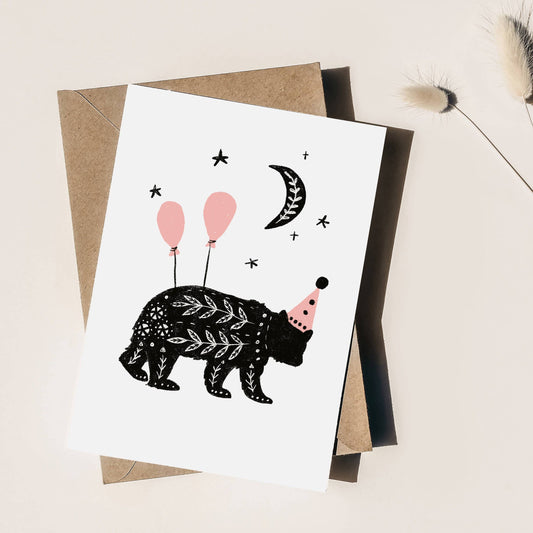Party Bear Card
